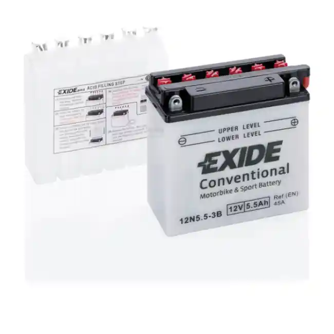 Akumulator EXIDE 12N5,5-3B Do wyczerpania zapasów