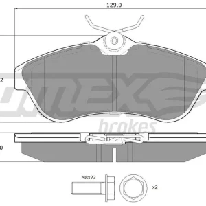 Wybór klientów Zestaw klocków hamulcowych, hamulce tarczowe TOMEX BRAKES TX 13-29