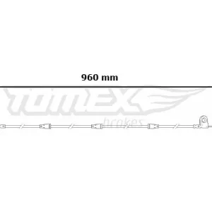 Zamów dziś Styk ostrzegawczy, zużycie okładzin hamulcowych TOMEX BRAKES TX 30-61