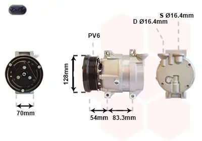 Sprężarka, klimatyzacja VAN WEZEL 8100K071 Oferta czasowa