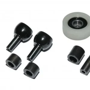 KOMPLET NAPRAWCZY ZAWIASU ŚR. DRZWI SUWANYCH ROLL PFC NB 02 1344266080 Premium