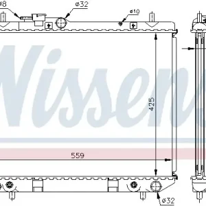 Chłodnica silnika NISSENS 61741A 1640087402 Wysoka jakość