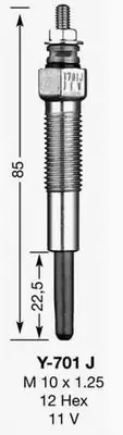 Bezpieczne zakupy Świeca żarowa NGK D-POWER 39 RFG118601
