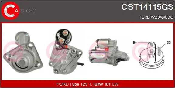 Nowy ROZRUSZNIK 12V 1.1KW OE VISTEON