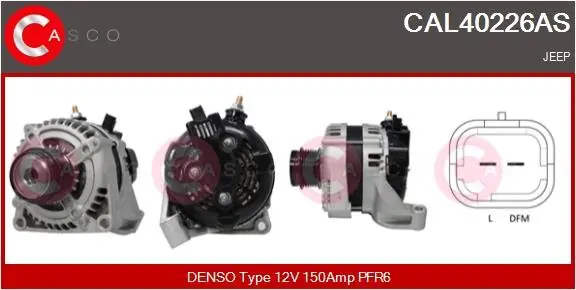 ALTERNATOR 12V 150A CASCO CAL40226AS Okazja