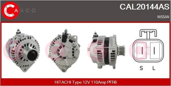 ALTERNATOR 12V 110A CASCO CAL20144AS Hit cenowy