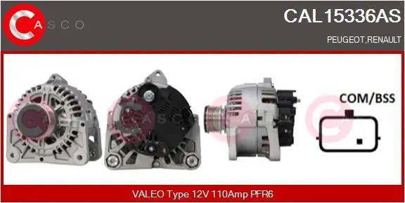 ALTERNATOR 12V 110A CASCO CAL15336AS Ostatnia szansa
