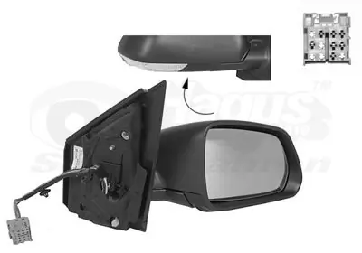 Oferta czasowa LUSTERKO VAN WEZEL 5828808 6Q0857522K