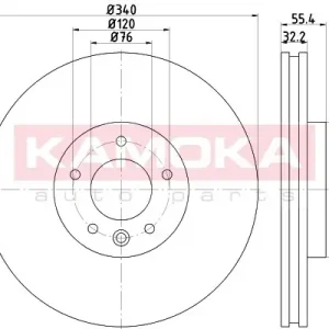 Nowość TARCZA HAMULC. PRZÓD VW MULTIVAN 03-, T5 03-